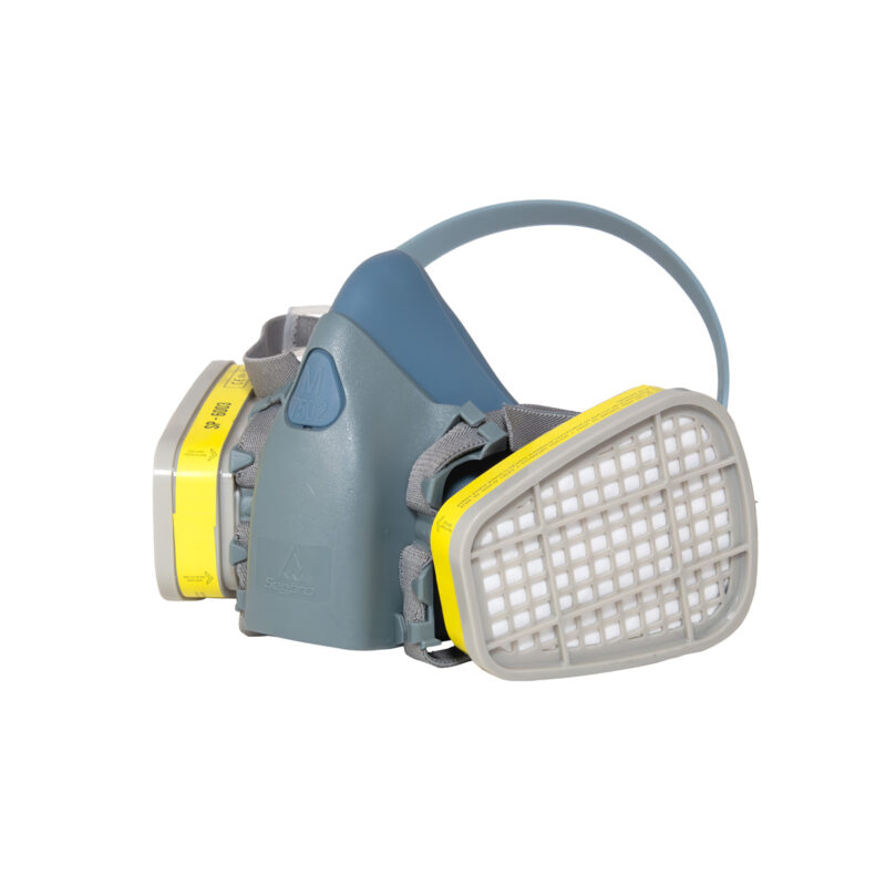 Respirador con cartuchos