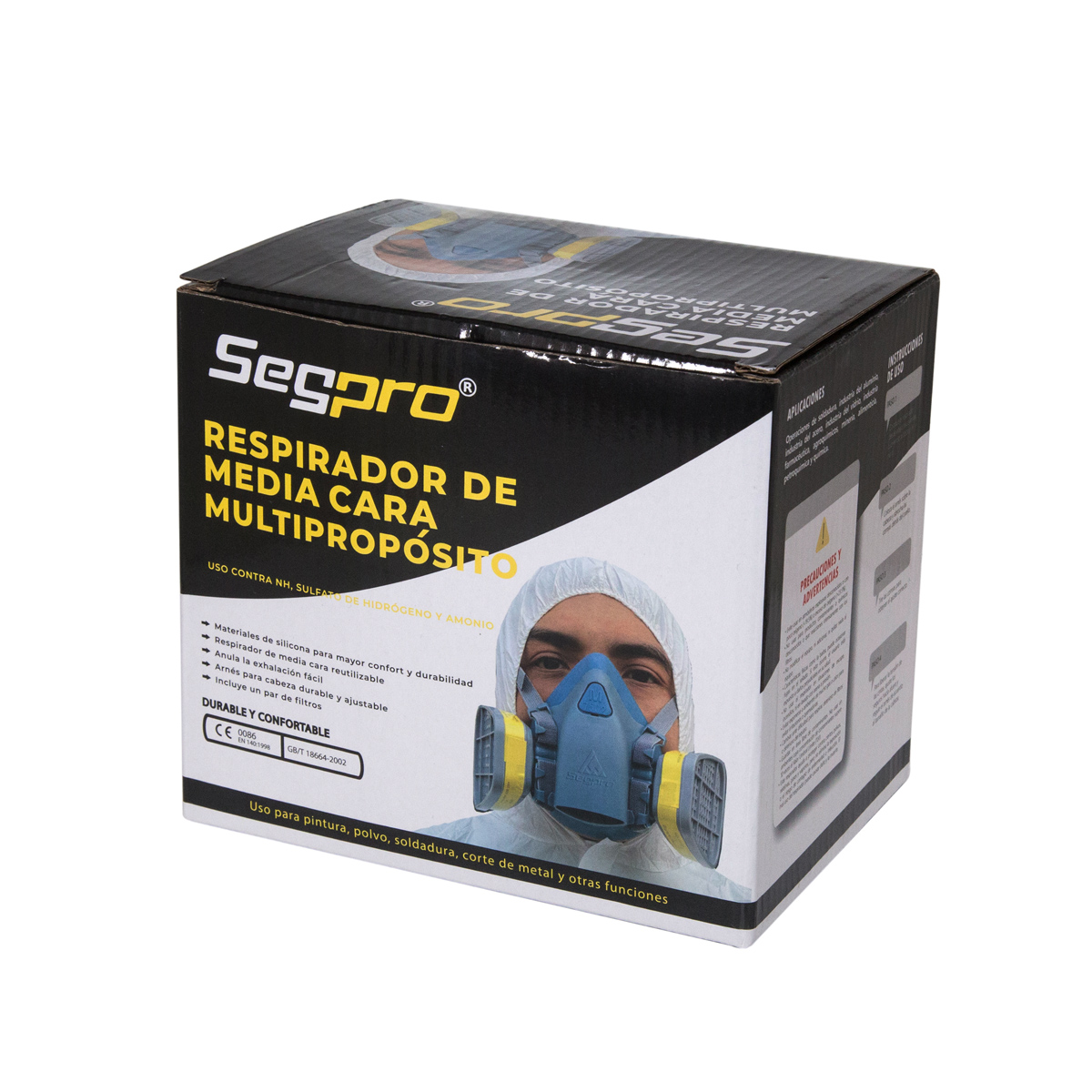 Respirador con filtros - Imagen 2