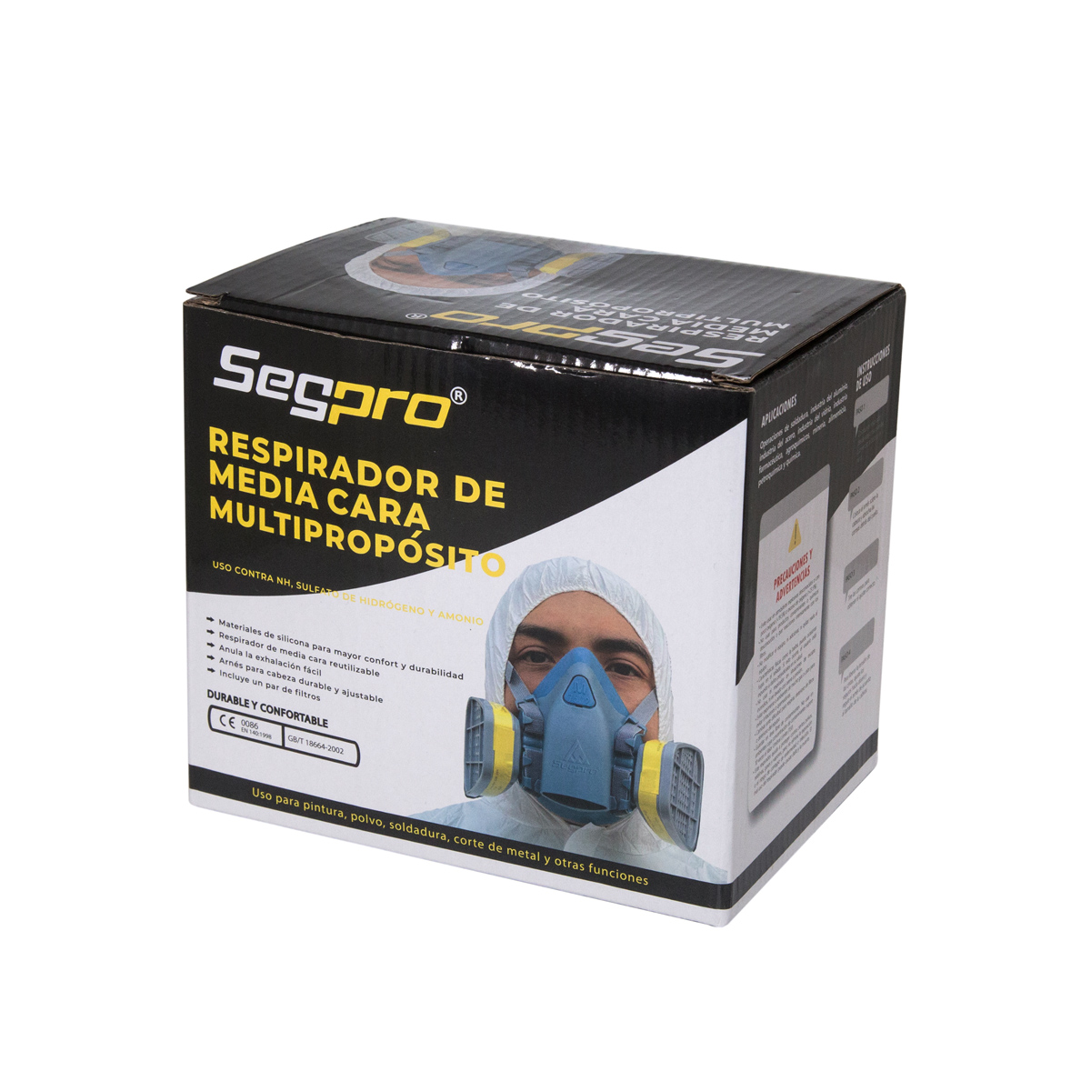 Respirador con cartuchos - Imagen 4